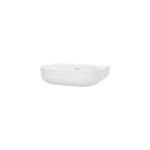 Lavabo en cramique, blanc, l. 55 cm cavally goodhome