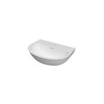 Lavabo en c�ramique blanc l. 56, 5 x h. 16 x p. 40, 5 cm, goodhome endell