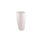 Lavabo  poser goodhome ebro en cramique coloris blanc 36, 5 x h. 84 cm