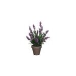 Lavande violet artificiel ø20 x h. 33 cm en pot stan gris ø11, 5 cm Lavande violet artificiel ø20 x h. 33 cm en pot stan gris ø11, 5 cm