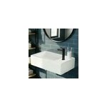 Lave - mains c�ramique blanc goodhome rioni 50 cm