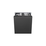 Lave - vaisselle encastrable 13 couverts universel l. 60 cm stl2501cfr smeg noir
