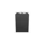 Lave - vaisselle encastrable 9 couverts universel l. 45 cm st4522in smeg noir
