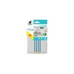 Lavettes microfibres en nid d'abeille x2 pour cuisine elephant