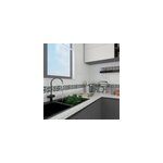 Listel 5 x 30 cm verre brillant gris goodhome