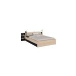 Lit double avec tiroir effet chne l. 207, 8 x h. 67 x l. 222, 1 cm horn