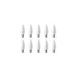 Lot 10 ampoules led flamme e14 250lm 2. 2w = 25w Ø3. 5cm diall blanc chaud Lot 10 ampoules led flamme e14 250lm 2. 2w = 25w Ø3. 5cm diall blanc chaud