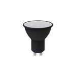 Lot 2 ampoules led rflecteur jacobsen gu10 430 lm 4. 5w 50w blanc chaud noir