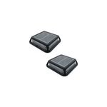 Lot 2 balises solaire led intgre quadry lumisky noir ip44 60lm 2v blanc chaud