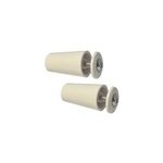But�e d'arr�t vendue par 2 pour volet roulant acbat blanc ral 9016
