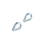 Lot de 2 cosses - coeur pour cble 6 mm