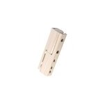 Lot de 2 paumelles universelles blanc 50 mm Lot de 2 paumelles universelles blanc 50 mm
