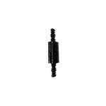 Lot de 2 paumelles universelles à vase noires 50 mm Lot de 2 paumelles universelles à vase noires 50 mm