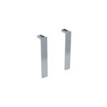 Lot de 2 pieds chrom pour meuble de salle de bains selva geberit