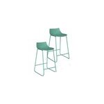 Lot de 2 tabourets de bar otac atmosphera vert