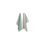 Lot de 2 torchons l. 50 x l. 70 cm ornami vert et multicolore