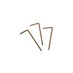 Fixation pour cloches et tunnels jany h. 17, 5 cm en m�tal vendue par 20 pi�ces
