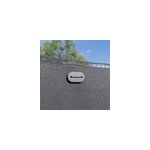 Lot 26 clips de fixation pour brise vue gris pvc