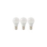 Lot 3 ampoules led a60 b22 470lm 4. 2w = 40w �6cm diall blanc chaud