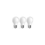 Lot 3 ampoules led � filament gls e27 806lm 5. 9w = 60w �6cm ipx4 diall blanc chaud