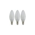 Lot 3 ampoules led flamme e14 250lm 2. 2w = 25w Ø3. 5cm diall blanc chaud Lot 3 ampoules led flamme e14 250lm 2. 2w = 25w Ø3. 5cm diall blanc chaud