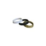 Lot 3 bagues de fixation pour abat - jour pour douille e27 tibelec blanc noir or �48mm