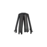 Lot de 3 capots de protection pour spot encastrés spotclip - ii hellermanntyton noir Lot de 3 capots de protection pour spot encastrés spotclip - ii hellermanntyton noir