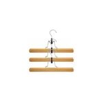 Lot de 3 cintres en bois pour pantalons kuko