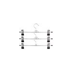 Lot de 3 cintres à pince pour jupes konva Lot de 3 cintres à pince pour jupes konva
