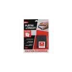 Lot 3 feuilles d'abrasif gros grain + 1 cale