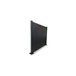 Lot de 3 lames � embo�ter en composite coextrud� anthracite neva klikstrom, l. 179. 1cm x h. 15. 7 cm ...