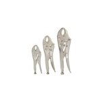 Lot de 3 pinces étaux pl115 acier au carbone Lot de 3 pinces étaux pl115 acier au carbone
