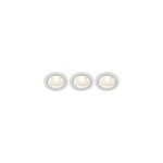 Lot 3 spots à encastrer caius led gu10 Ø8, 5cm ip44 345lm 50w 5. 2w blanc neutre Lot 3 spots à encastrer caius led gu10 Ø8, 5cm ip44 345lm 50w 5. 2w blanc neutre