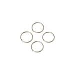 Lot de 4 anneaux brisés ø22 mm diall Lot de 4 anneaux brisés ø22 mm diall