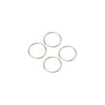 Lot de 4 anneaux soudés ø30 mm diall Lot de 4 anneaux soudés ø30 mm diall