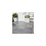 Dalle clipsable composite gris lempa 30 x 30 cm vendue par 4 pi�ces