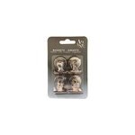 Lot de 4 magnets clips en métal ariane l. 3 x l. 3, 5 x h. 2, 5 cm Lot de 4 magnets clips en métal ariane l. 3 x l. 3, 5 x h. 2, 5 cm