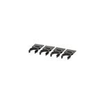Lot de 4 clips pour plinthes goodhome l. 4 cm plastique noir Lot de 4 clips pour plinthes goodhome l. 4 cm plastique noir