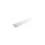 Lot de 6 piques  brochettes en acier inoxydable somagic l. 40 x l. 0, 25 cm