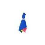 Lot de 7 chiffons microfibres vert, violet, jaune, bleu ciel, orange, rose et bleu marine l. 34 x l. ...