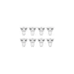 Lot 8 ampoules led spot rflecteur gu10 345lm 3. 6w = 50w 5cm diall blanc chaud