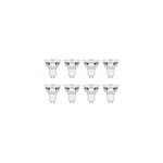 Lot 8 ampoules led spot rflecteur gu10 345lm 3. 6w = 50w 5cm diall blanc neutre