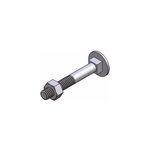 Lot de 8 boulons afbat 7 mm x 45 cm