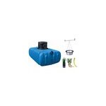Lot récupérateur d'eau de pluie jardin confort flat graf 1500 l Lot récupérateur d'eau de pluie jardin confort flat graf 1500 l