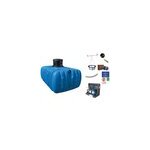 Lot récupérateur d'eau de pluie maison premium flat graf 5000 l Lot récupérateur d'eau de pluie maison premium flat graf 5000 l