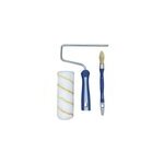 Lot rouleau manchon avec pinceau à rechampir pour peinture mat l. 180mm savy Lot rouleau manchon avec pinceau à rechampir pour peinture mat l. 180mm savy