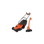 Lot tondeuse pousse lectrique 1600w 38 cm + coupe - bordures lectrique 350w 23 cm black & decker
