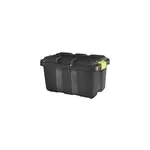 Malle de rangement 49l skyda form noir et jaune avec couvercles