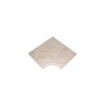 Margelle de piscine angle rentrant travertin 45x45x3cm bord 1 / 2 rond pierre naturelle Margelle de piscine angle rentrant travertin 45x45x3cm bord 1 / 2 rond pierre naturelle