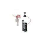 Mcanisme de chasse d'eau double chasse avec cble wirquin 3l / 6l + robinet